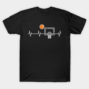 Basketball Heartbeat T-Shirt